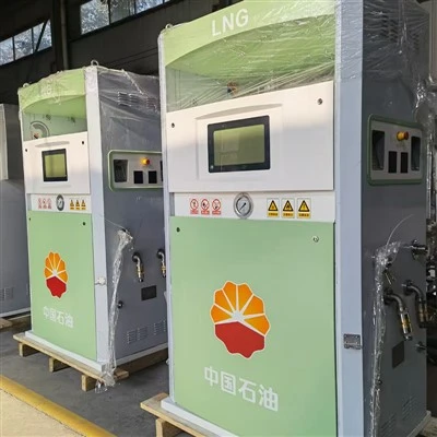 LNG-dispenser med dubbla-kanoner